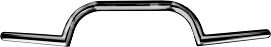 FIRE POWER 7/8 inch Handlebar Clubman Black – High - Quality Carbon Steel with Chrome or Black Finish - Kelly Motorsports