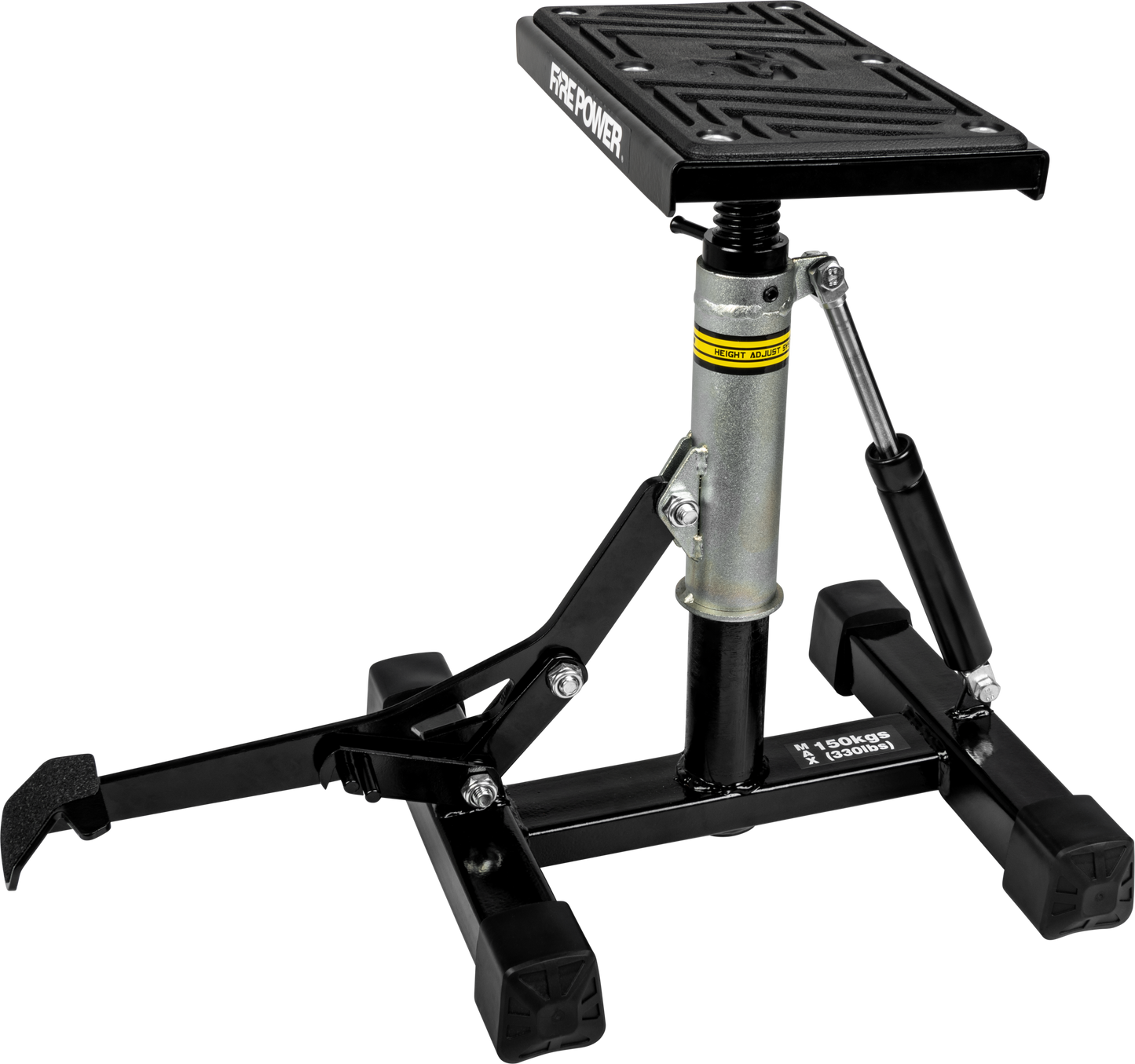 FIRE POWER A1164 - 1 Dirt Bike Lift Stand with Adjustable Height and Rubber Grip - Kelly Motorsports