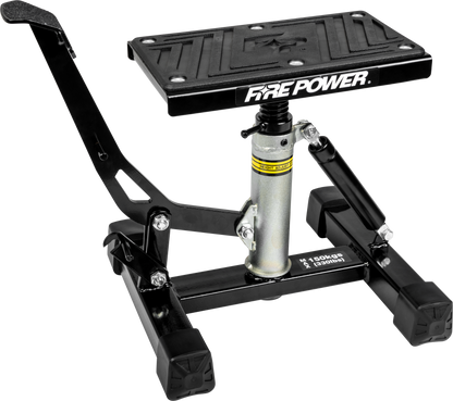 FIRE POWER A1164 - 1 Dirt Bike Lift Stand with Adjustable Height and Rubber Grip - Kelly Motorsports