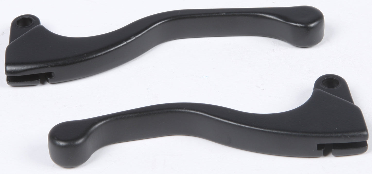 FIRE POWER Alloy Lever Set for Cable - Operated Front Brakes - Black - Kelly Motorsports