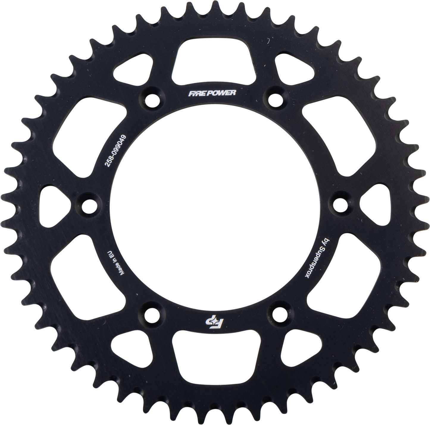 FIRE POWER Aluminum Rear Sprocket 49T for Gas - Gas 2021 - 2022 Models - Lightweight and Durable - Kelly Motorsports