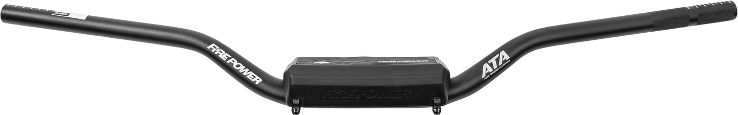 FIRE POWER Ata Enduro/KTM High Black Handlebar - 1 1/8 inch to 7/8 inch Clamping, Lightweight Aluminum - Kelly Motorsports