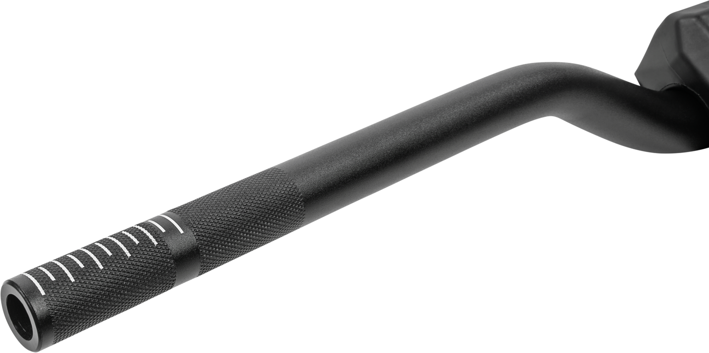 FIRE POWER Ata Enduro/KTM High Black Handlebar - 1 1/8 inch to 7/8 inch Clamping, Lightweight Aluminum - Kelly Motorsports