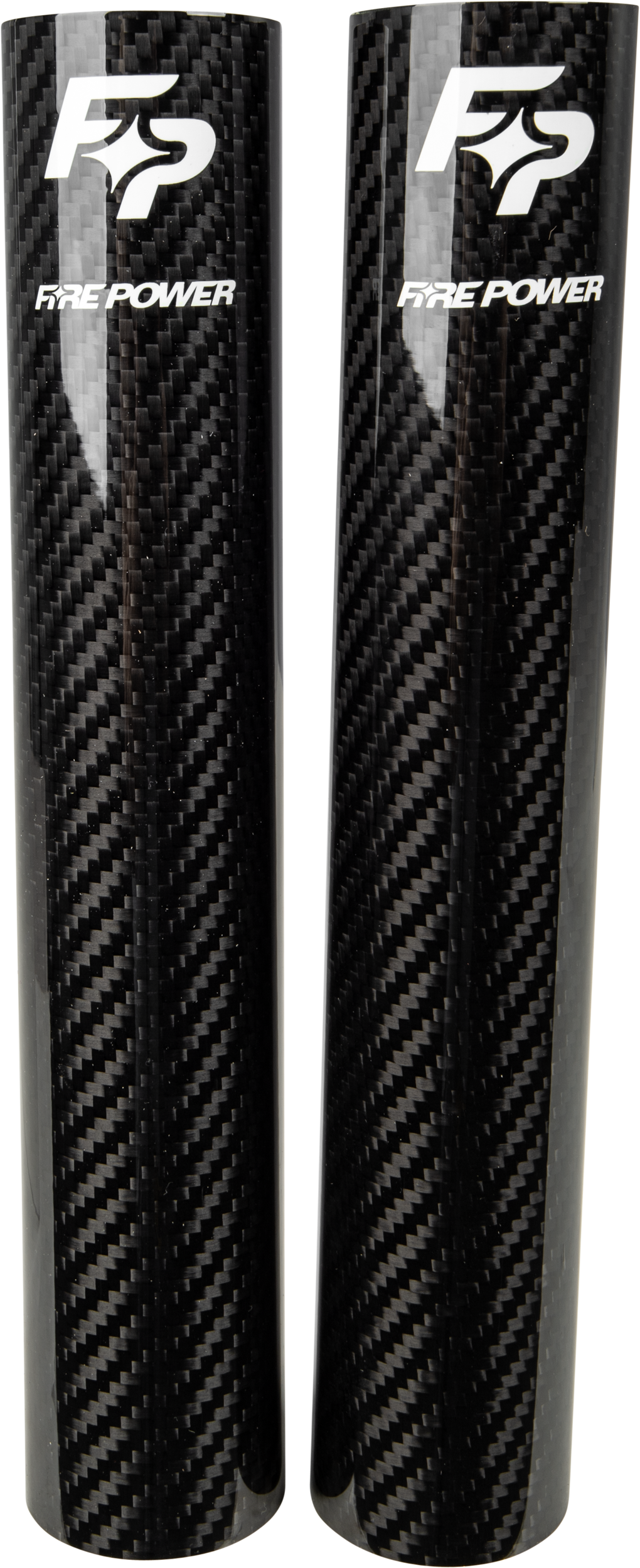 Fire Power Carbon Fiber Fork Shield Lower for 52mm x 10.2 inches Motorcycle Forks - Kelly Motorsports