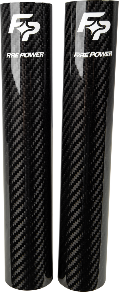 Fire Power Carbon Fiber Fork Shield Lower for 52mm x 10.2 inches Motorcycle Forks - Kelly Motorsports