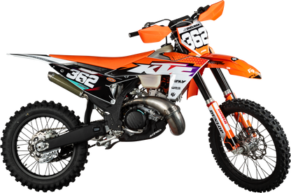 Fire Power Carbon Fiber Fork Shield Upper 52 x 160 mm for Motorcycle Protection - Kelly Motorsports