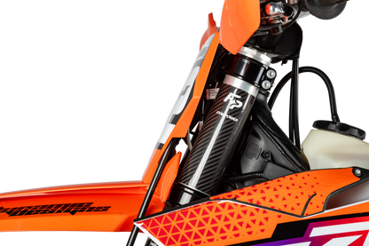 Fire Power Carbon Fiber Fork Shield Upper 52 x 160 mm for Motorcycle Protection - Kelly Motorsports