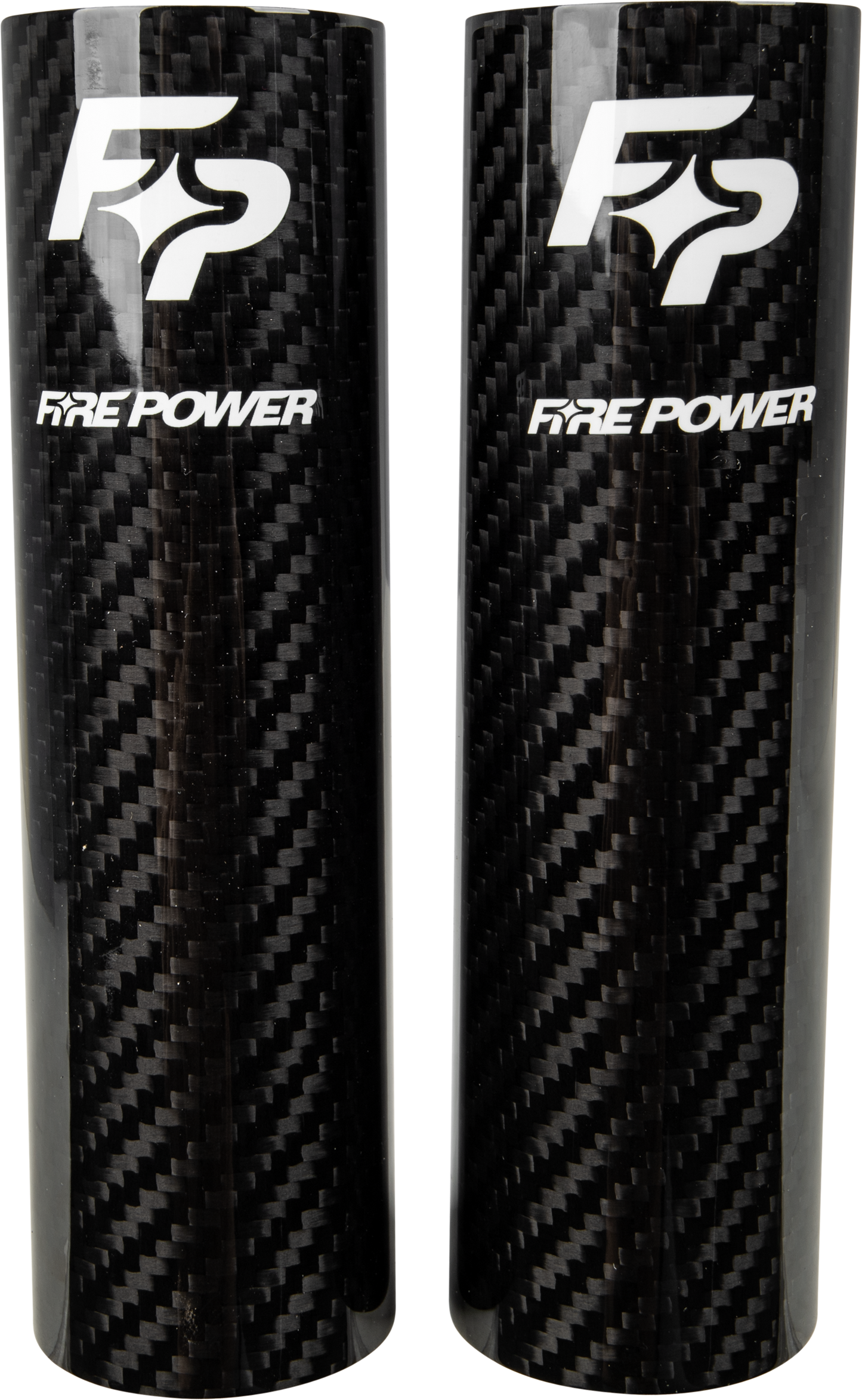Fire Power Carbon Fiber Fork Shield Upper 52 x 160 mm for Motorcycle Protection - Kelly Motorsports
