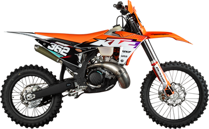 Fire Power Carbon Fiber Fork Shield Upper 52 x 160 mm for Motorcycle Protection - Kelly Motorsports