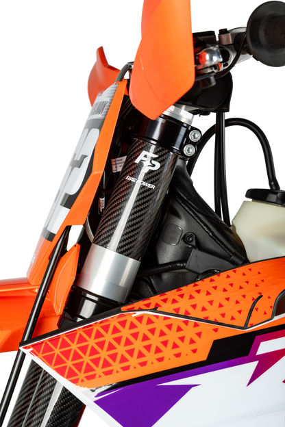 Fire Power Carbon Fiber Registration Wrap 52mm x 125mm for Motorcycles - Kelly Motorsports