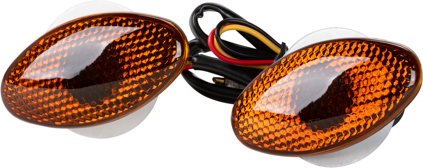 Fire Power Cat Eye Side Marker Light Set Smoke - Part Number 010827721 - Kelly Motorsports