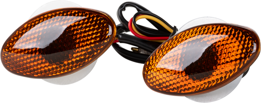 Fire Power Cat Eye Side Marker Light Set Smoke - Part Number 010827721 - Kelly Motorsports
