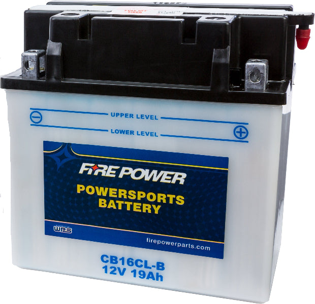 Fire Power CB16CL - B Heavy Duty 12V Battery with Acid Pack for Bombardier Traxter Models - Kelly Motorsports