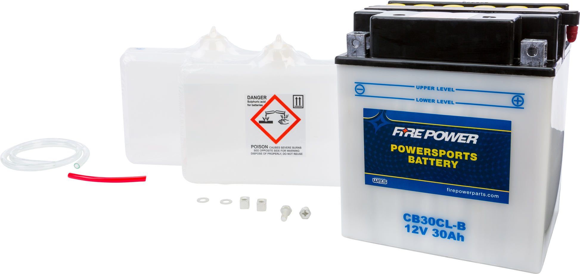 Fire Power CB30CL - B 12V Heavy Duty Marine Battery for Sea - Doo GTI Models - Kelly Motorsports