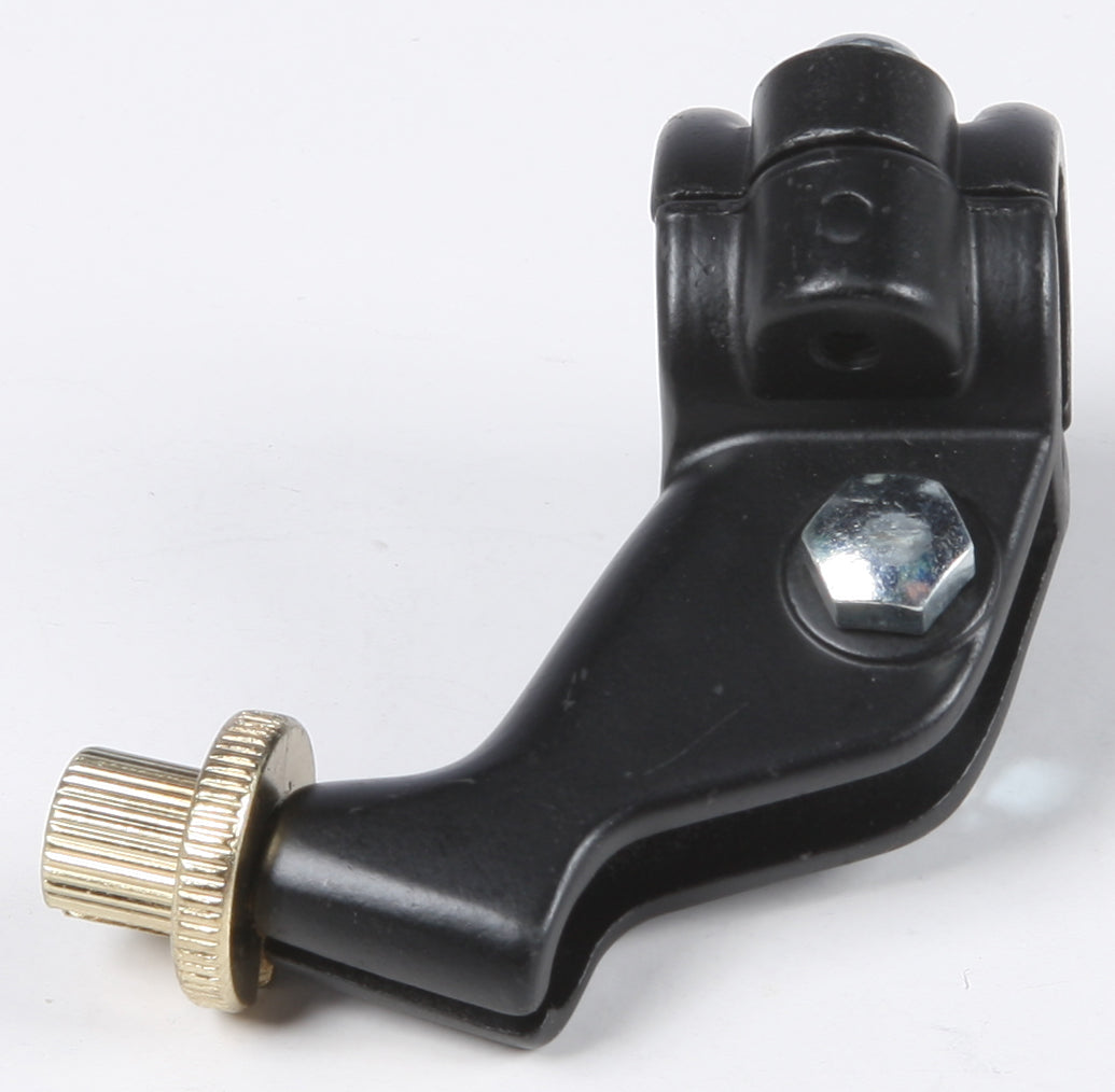 Fire Power Clutch Perch Without Mirror Mount for Yamaha - Black Alloy Clamp - On Lever Bracket (Part 020 - 0173) - Kelly Motorsports
