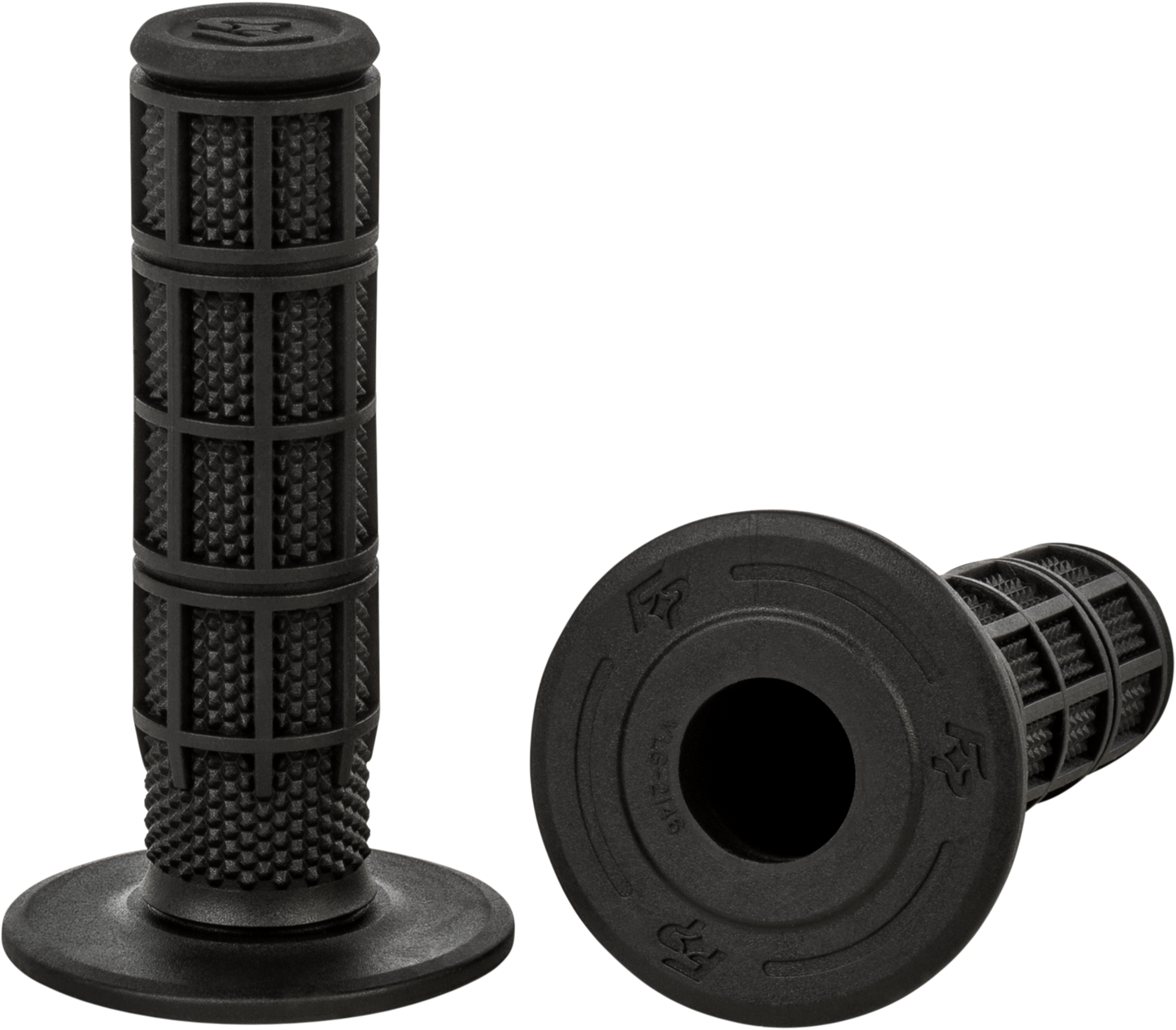 FIRE POWER Control MX Standard Grips Black Full Waffle – Enhanced Traction and Comfort - Kelly Motorsports