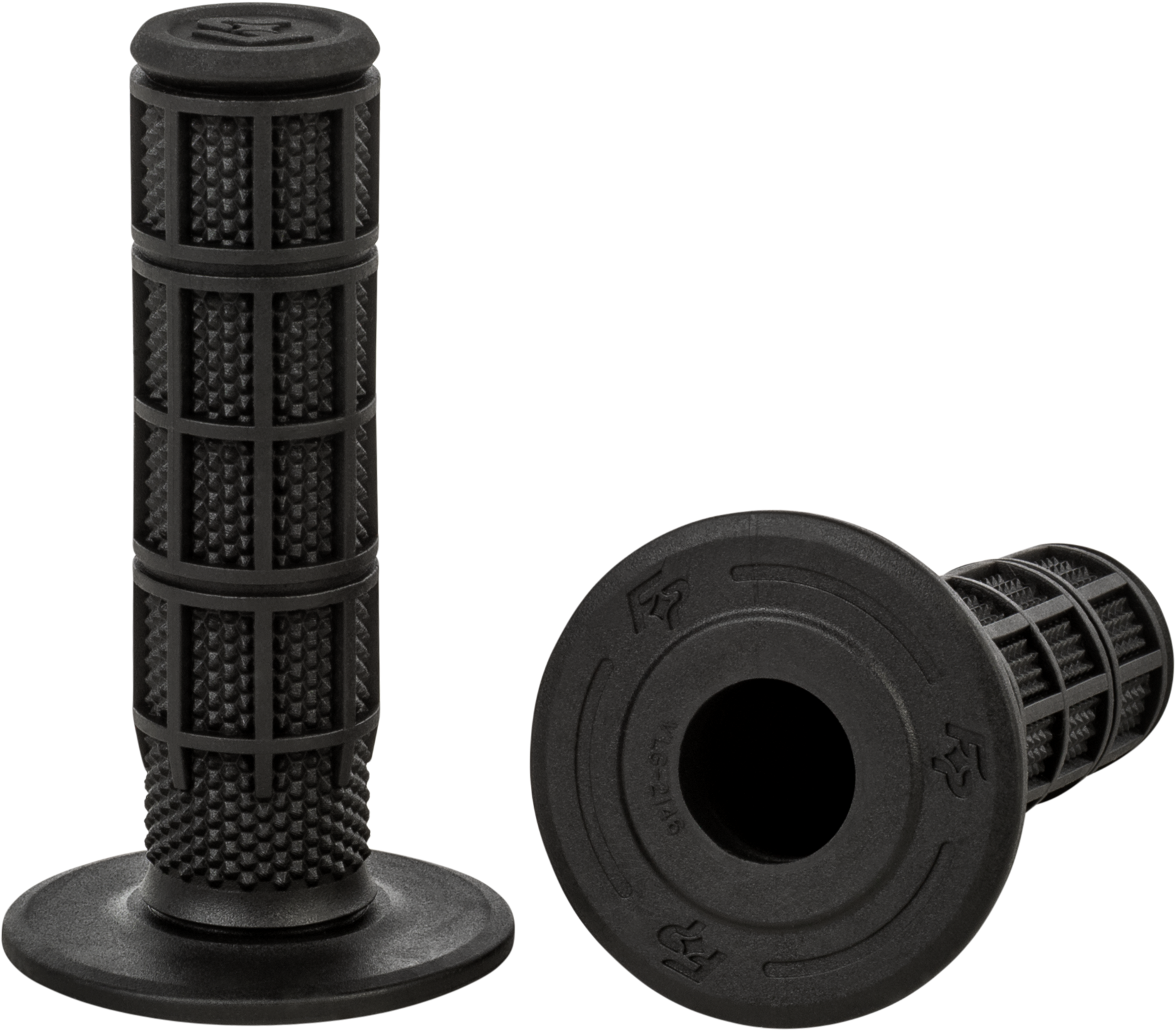 FIRE POWER Control MX Standard Grips Black Full Waffle – Enhanced Traction and Comfort - Kelly Motorsports