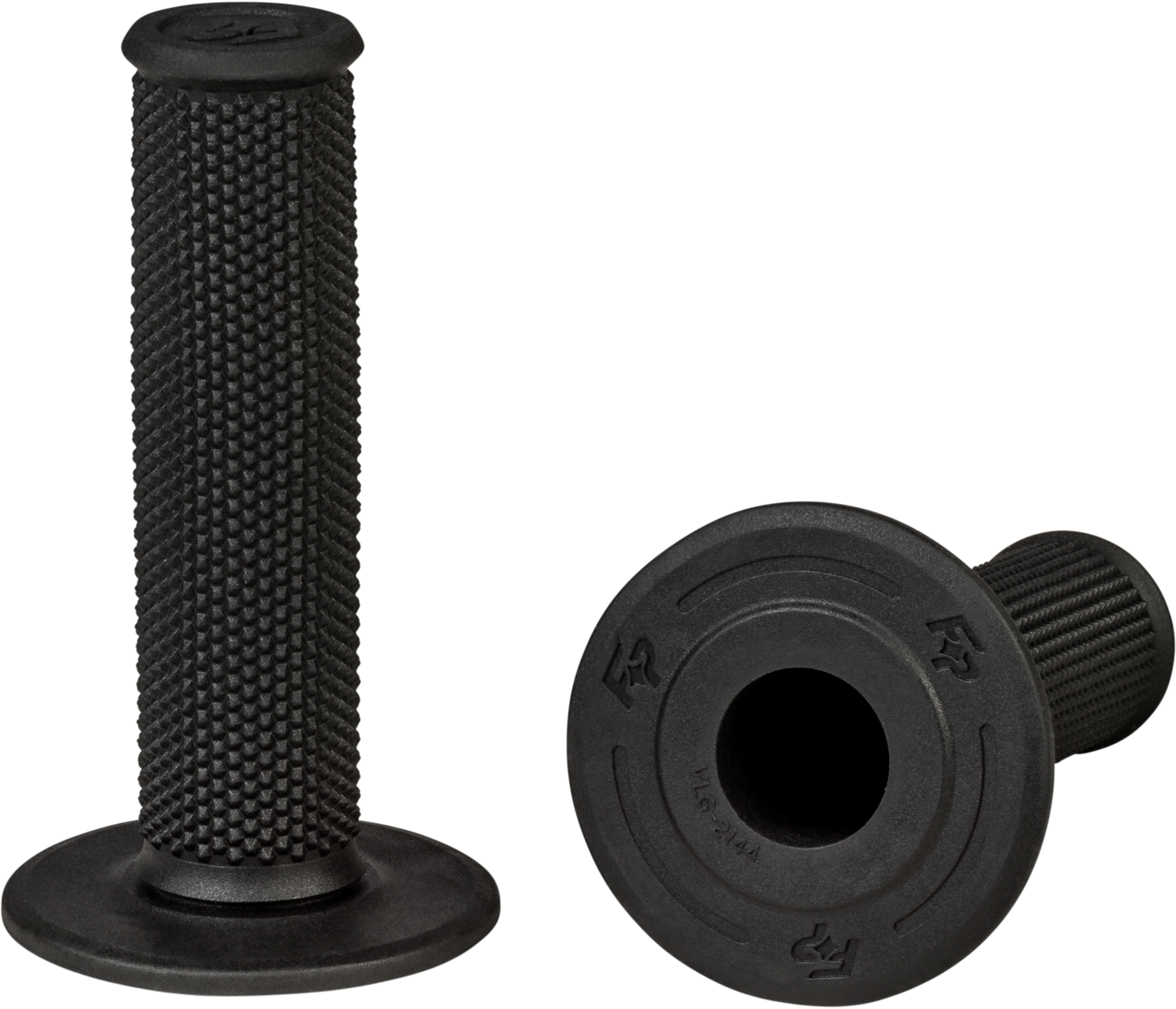 Fire Power Control MX Standard Grips Black No Waffle – Enhanced Traction and Control - Kelly Motorsports