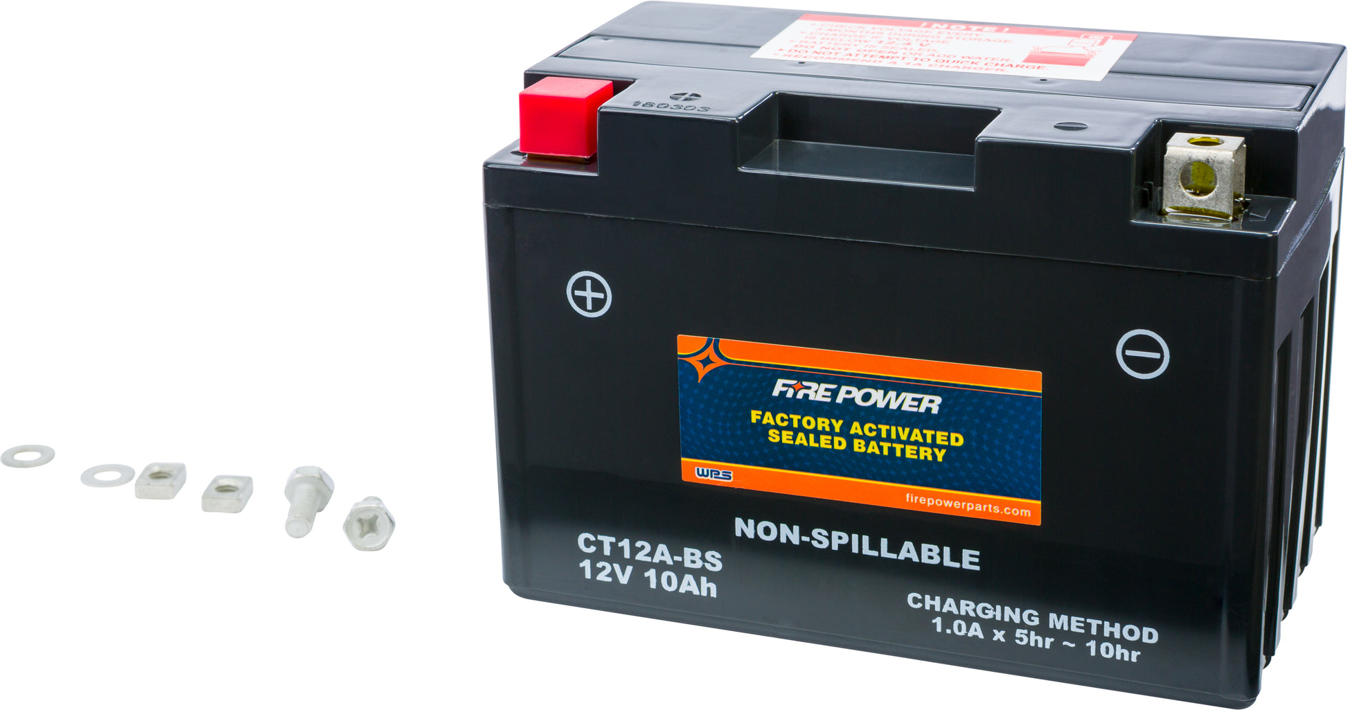FIRE POWER CT12A - BS Sealed Factory Activated Motorcycle Battery for Suzuki, Kawasaki, and Aprilia Models - Kelly Motorsports