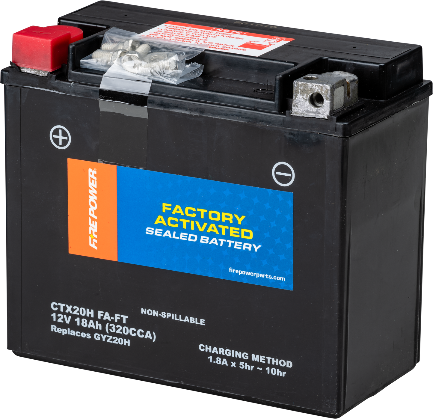 Fire Power CTX20H (FA) FT Sealed Maintenance - Free Battery - Kelly Motorsports