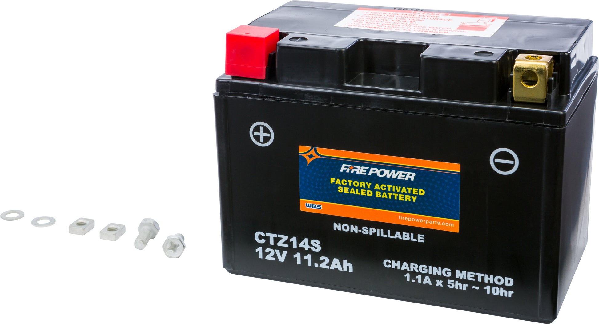FIRE POWER Ctz14S Sealed Factory Activated Motorcycle Battery for Yamaha, KTM, and Honda Models - Kelly Motorsports