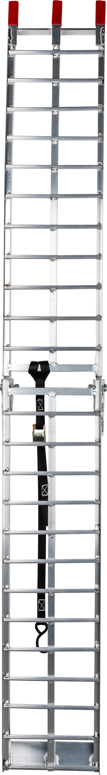 FIRE POWER Curved Aluminum Ramp 88 - Inch x 11.25 - Inch Folding - Heavy - Duty Loading Solution - Kelly Motorsports