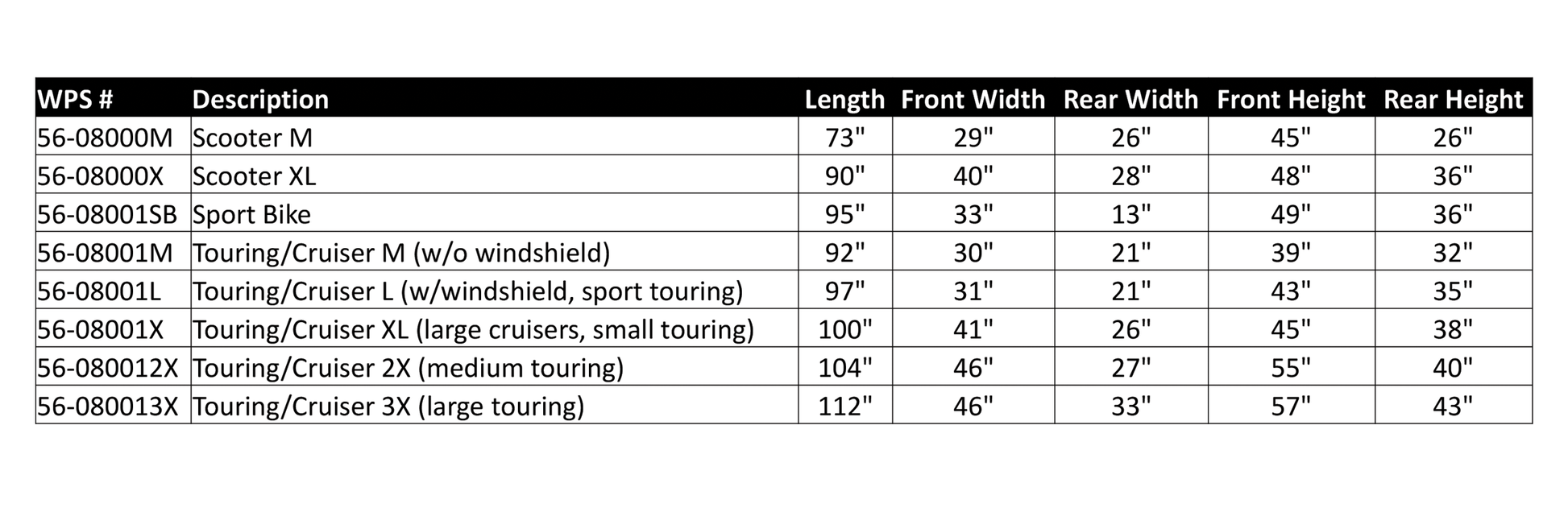 FIRE POWER Elite Series Cover 2XL Black – Heavy - Duty Water - Resistant Motorcycle Cover with UV Protection and Secure Fit - Kelly Motorsports
