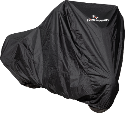 Fire Power Elite Series Cover Scooter XL Black - Heavy - Duty Waterproof Motorcycle Cover with Enhanced UV Protection and Secure Fit - Kelly Motorsports