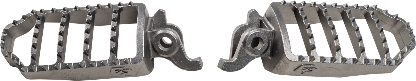Fire Power Extended Gator Foot Pegs 58 x 115 mm for Kawasaki KX250F - Kelly Motorsports