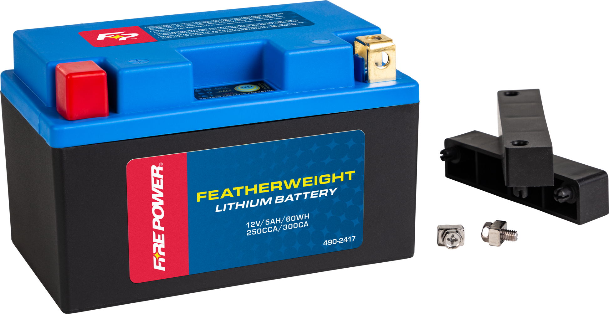 FIRE POWER Featherweight Lithium Battery HJTZ14S - FP - B – 12V, 250 CCA, 60Wh - Kelly Motorsports