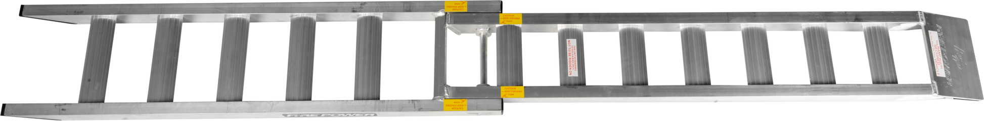 FIRE POWER Folding Runway Ramp 79 Inch – Heavy Duty Aluminum Loading Ramp with Slip - Resistant Features - Kelly Motorsports