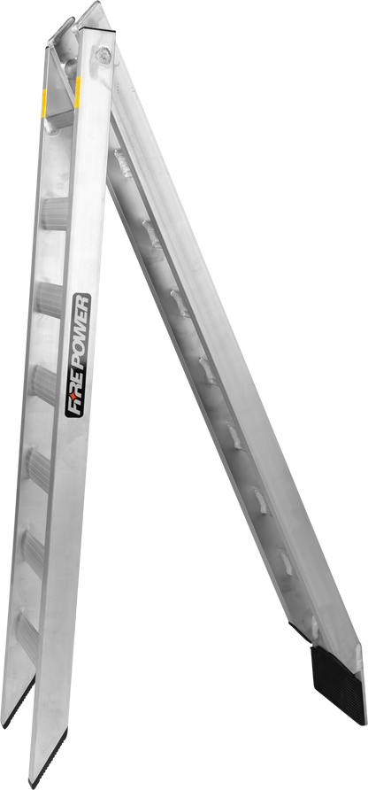 FIRE POWER Folding Runway Ramp 92 - Inch x 9.5 - Inch x 7.5 - Inch with 750 lbs Load Capacity - Kelly Motorsports