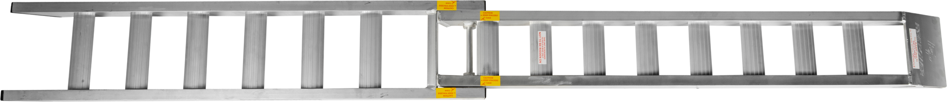 FIRE POWER Folding Runway Ramp 92 - Inch x 9.5 - Inch x 7.5 - Inch with 750 lbs Load Capacity - Kelly Motorsports