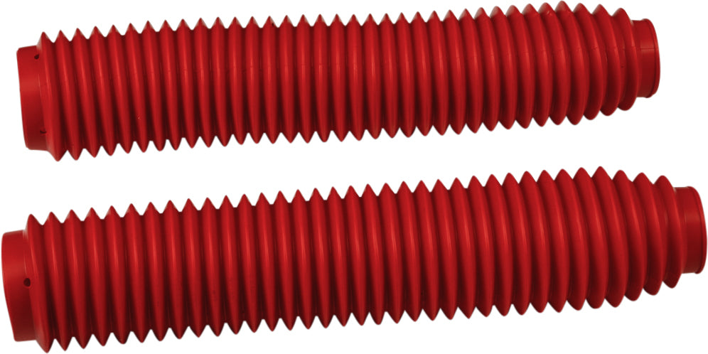 FIRE POWER Fork Boots Red - Part Number 01080223 for 43mm Fork Tubes - Kelly Motorsports