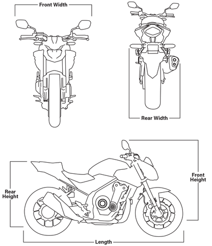 Fire Power FP Elite Series Bike Cover with UV Protection and Waterproof Features - Kelly Motorsports