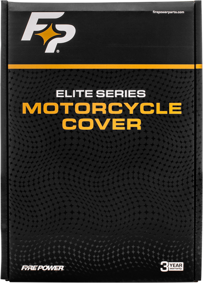FIRE POWER FP Elite Series Cover for Advanced Touring Motorcycles - Pfas Compliant Black - Kelly Motorsports