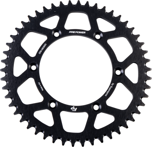 FIRE POWER FPA - 808 - 50 - BLK Rear Aluminum Sprocket for Kawasaki KLX400R, 50 Teeth, Black Finish - Kelly Motorsports