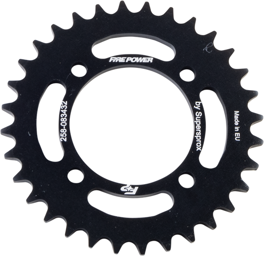 FIRE POWER FPA - 834 - 32 - BLK Rear Aluminum 32 - Tooth Sprocket for Motorcycles - Kelly Motorsports