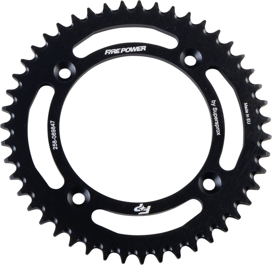 FIRE POWER FPA - 898 - 47 - BLK Rear Aluminum Sprocket for Gas - Gas MC 85 (47 Tooth, Black Anodized) - Kelly Motorsports