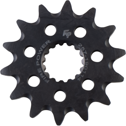 FIRE POWER FPC - 1901 - 14 - 1 Front Chain Sprocket Steel 14T for Beta Motorcycles - Kelly Motorsports