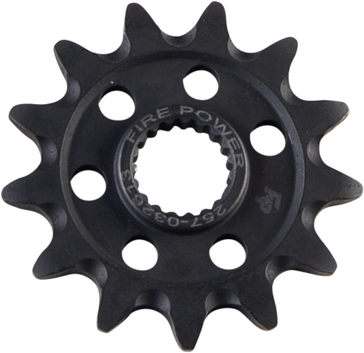 FIRE POWER FPC - 326 - 13 - 1 Steel Front Chain Sprocket for Honda CR125R (13 Tooth) - Kelly Motorsports