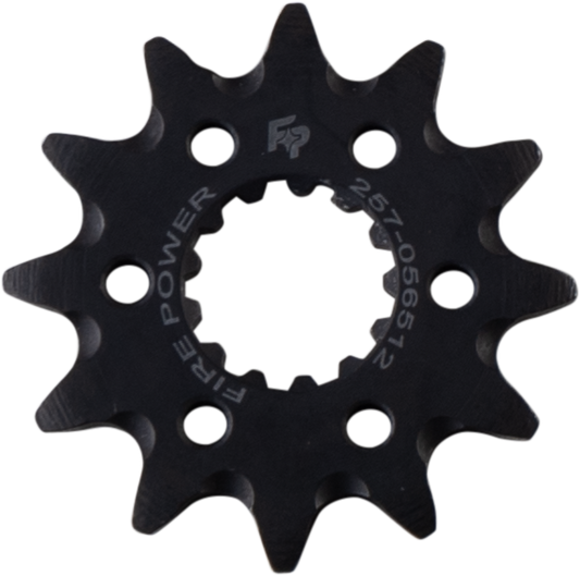 FIRE POWER FPC - 565 - 12 - 1 Front Chain Sprocket Steel 12T for Yamaha YFZ450 and Gas - Gas EC 450F - Kelly Motorsports