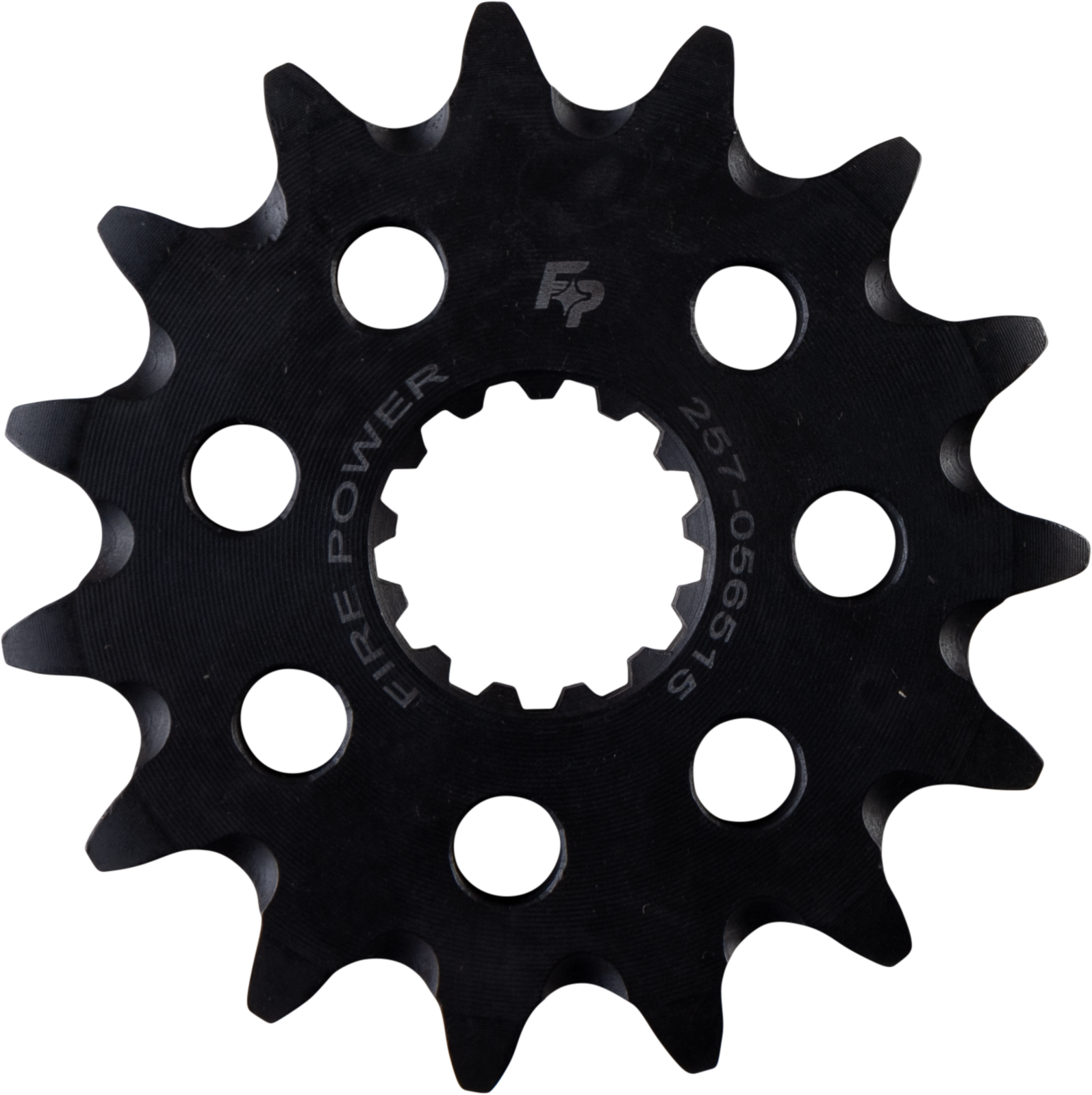 FIRE POWER FPC - 565 - 15 - 1 Front Steel Countershaft Sprocket for Yamaha YFZ450 and Gas - Gas EC 450F - Kelly Motorsports