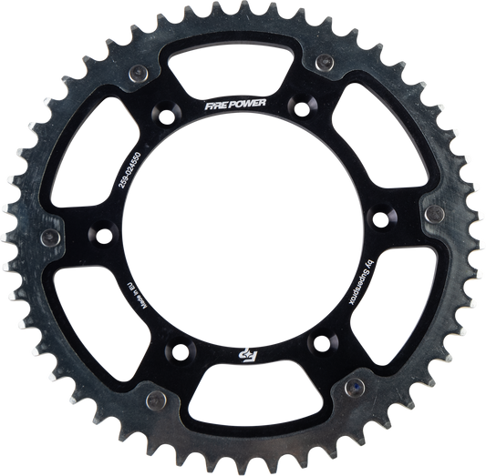FIRE POWER FPH - 245 - 50 - BLK Rear Sprocket Hybrid 50T Black/Silver - Kelly Motorsports
