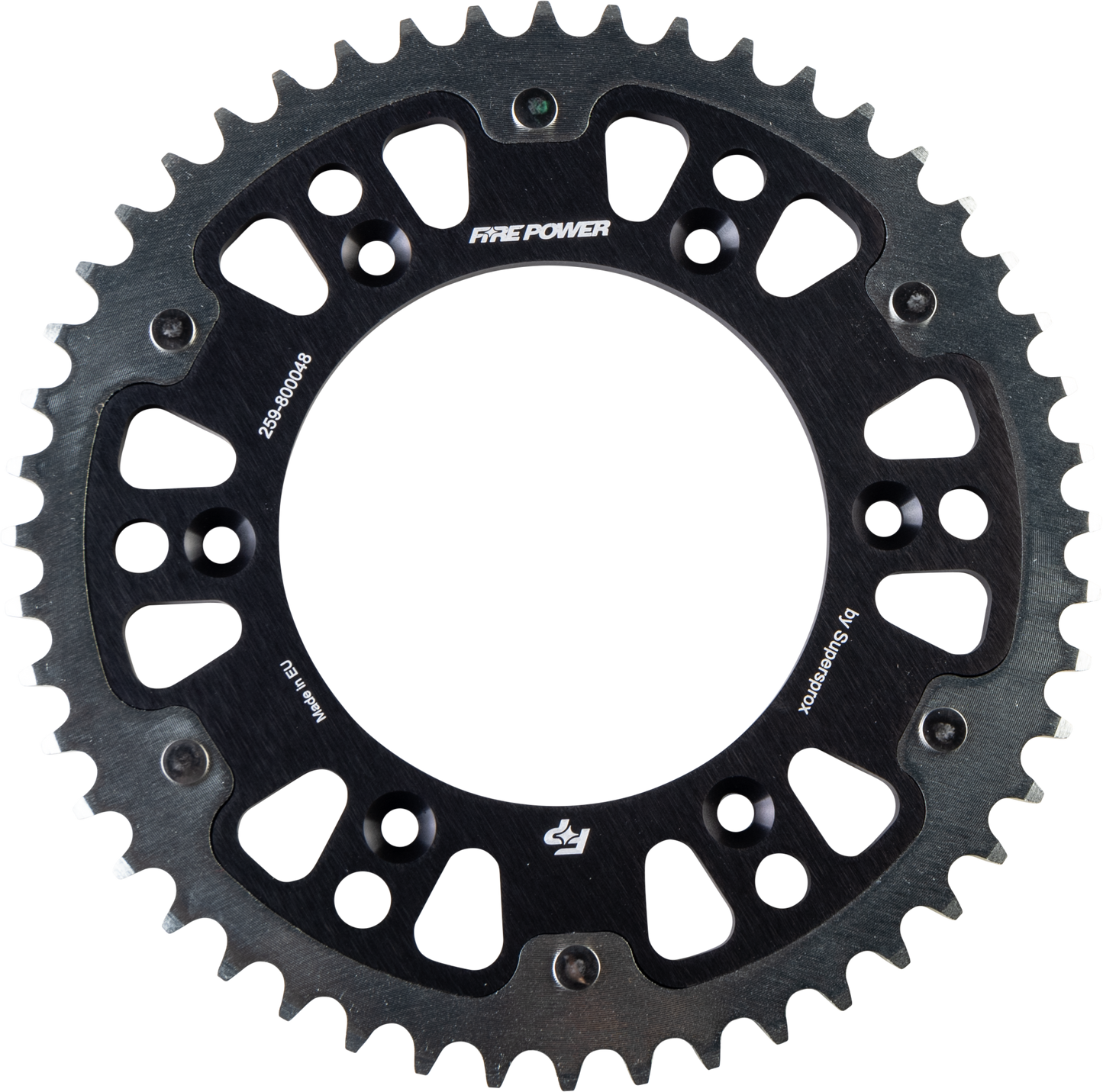 Fire Power FPH - 8000 - 48 - BLK Rear Sprocket Hybrid 48 Tooth for Beta Motorcycles - Kelly Motorsports