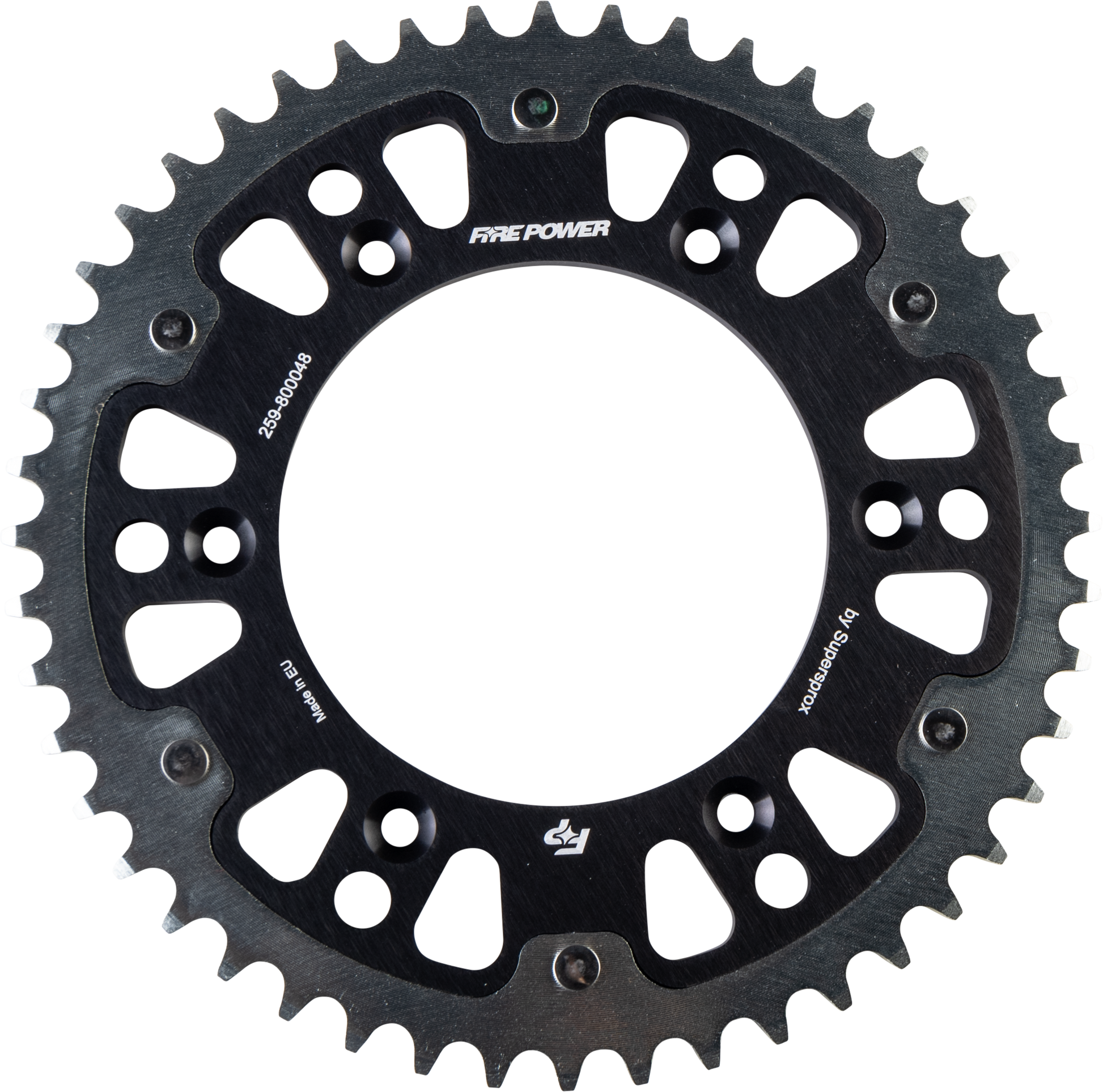 Fire Power FPH - 8000 - 48 - BLK Rear Sprocket Hybrid 48 Tooth for Beta Motorcycles - Kelly Motorsports