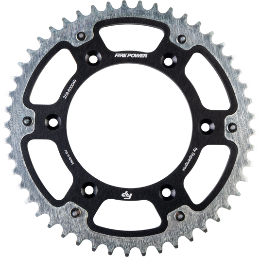 Fire Power FPH - 8000 - 49 - BLK Rear Sprocket Hybrid 49 - tooth for Beta Motorcycles - Kelly Motorsports