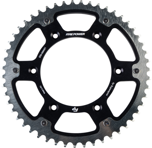 Fire Power FPH - 990 - 51 - BLK Rear Sprocket Hybrid 51 Tooth for Gas - Gas 2021 - 2022 Models - Kelly Motorsports
