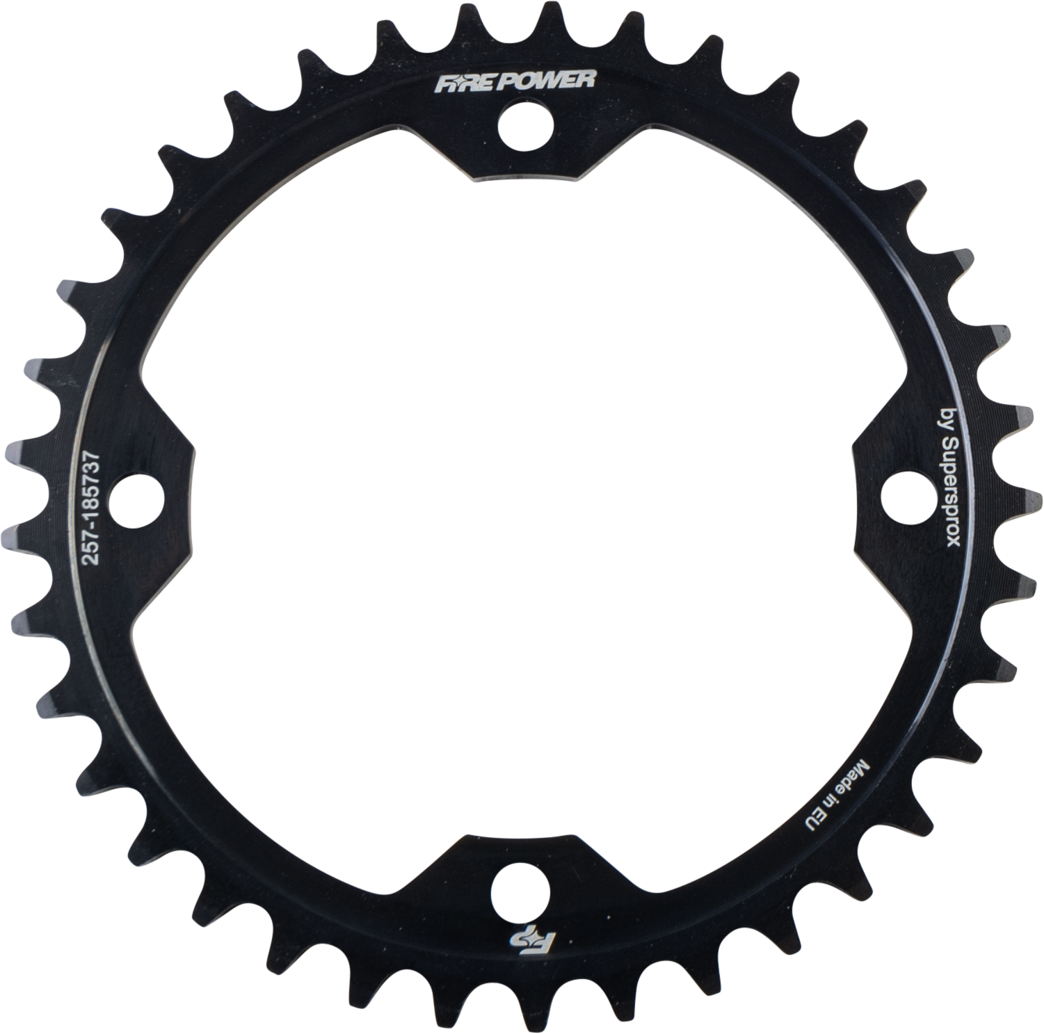 FIRE POWER FPS - 1857 - 37 - BLK Rear Steel Sprocket for Yamaha YFZ450R & YFZ450X, 37 Teeth - Kelly Motorsports