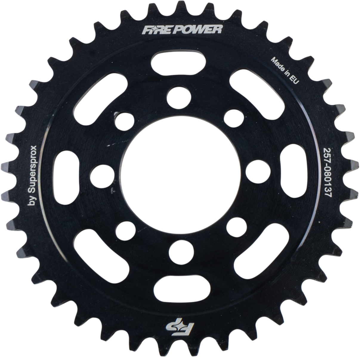 FIRE POWER FPS - 801 - 37 - BLK Rear Steel Sprocket for Kawasaki KLX110 37 Tooth - Kelly Motorsports